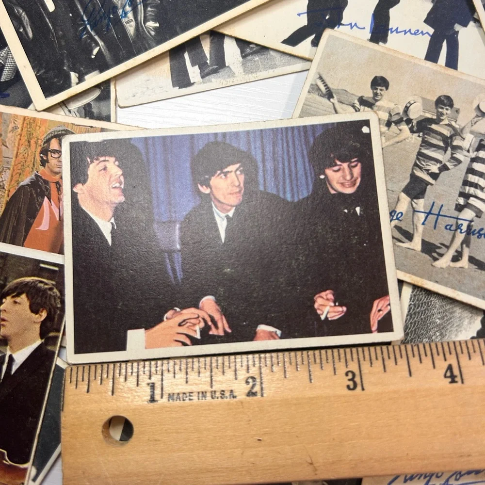 Lot Of 22 TCG 2‎ & 3rd Series BEATLES 1960s Music Band Trading Cards Vintage
